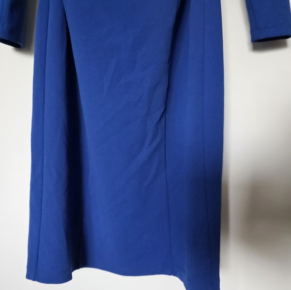 Rachel Rachel Roy Womens Blue Cut Out Knee Length Midi Dress - Picture 5 of 9